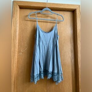 Tunic Camisole with Lace Edging